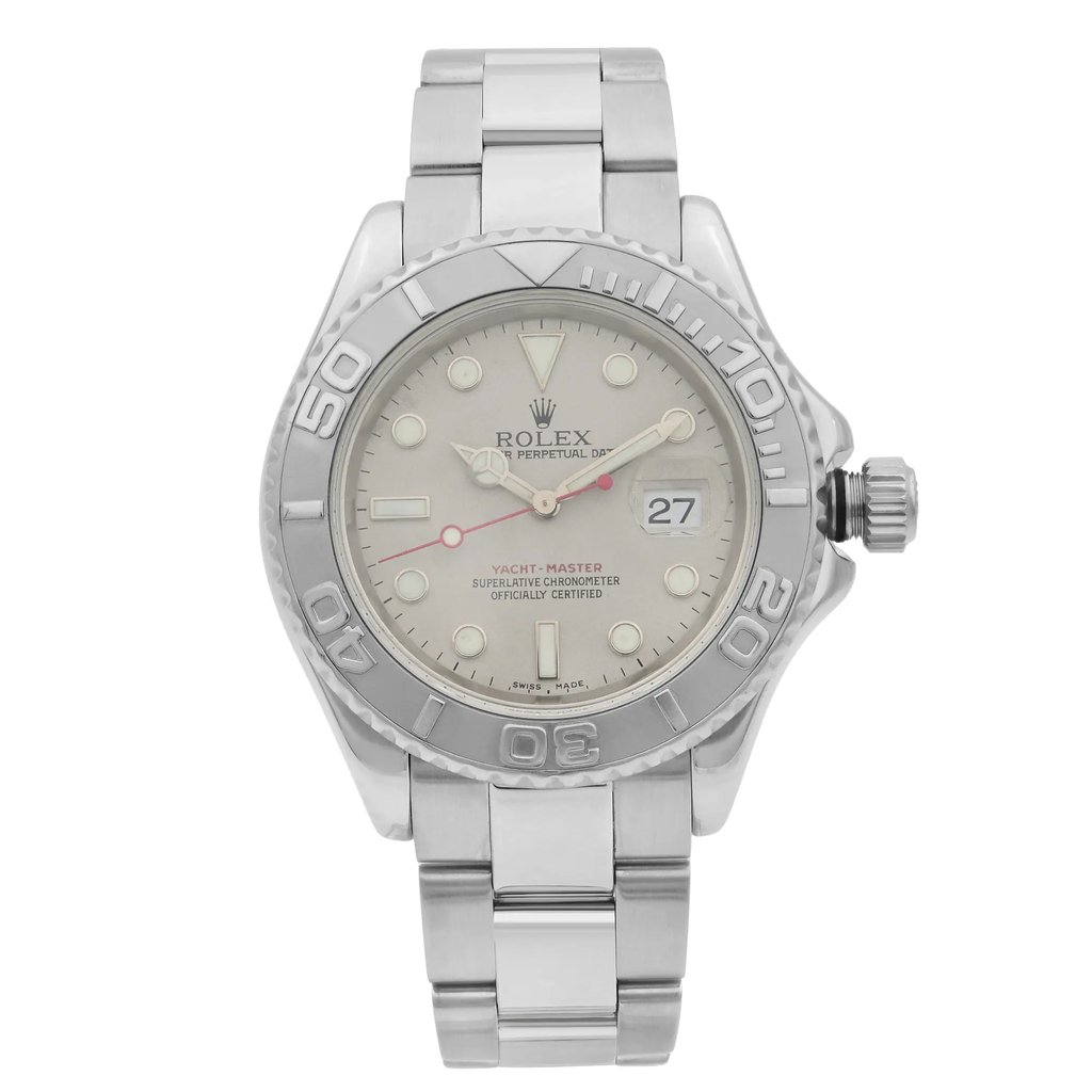 Front Full View Of Rolex 16622 Stainless Steel Watch Pre Owned Condition {Product Condition}