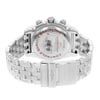 Back View Of {Caseback} Back Case And Closed Stainless Steel Band Of Breitling AB014012/BC04-378A Watch Pre Owned Condition