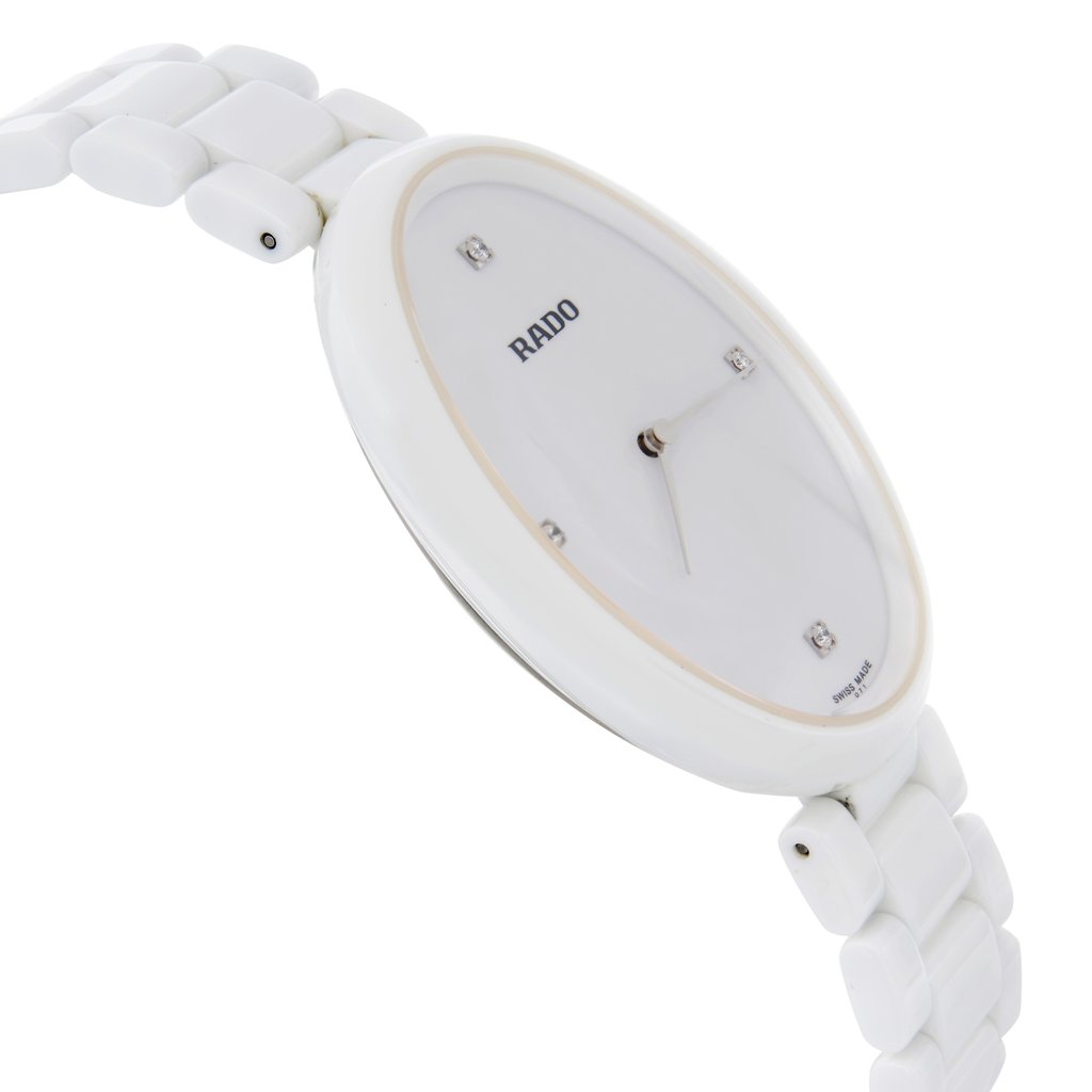 View Of Opposite Crown Facing Side Of Rado R53093722 Ceramic Watch Unworn Condition