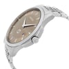 View Of Crown Facing Side Of Gucci YA126349 Stainless Steel Watch Pre Owned Condition