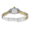 Back View Of {Caseback} Back Case And Open Stainless and Solid Gold Band Of Rolex 6719 Watch Pre Owned Condition