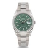 Front Full View Of Rolex 126200 Stainless Steel Watch Unworn Condition Excellent