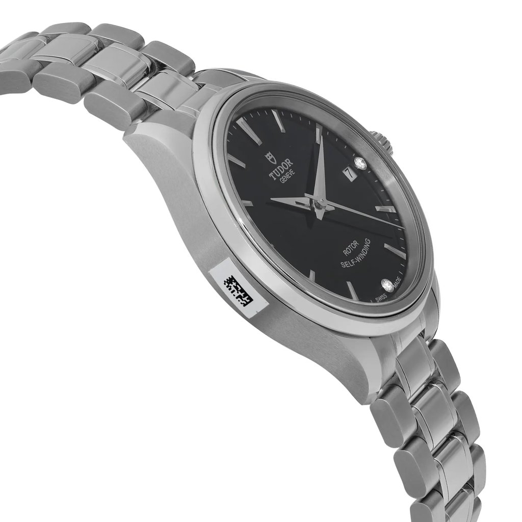 View Of Opposite Crown Facing Side Of TUDOR 12300-0004 Stainless Steel Watch Unworn Condition