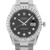 Up Close Front Facing Picture Of Rolex 116234 Stainless Steel Watch Pre Owned Condition