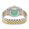 Back View Of Screwback Back Case And Closed Stainless and Solid Gold Band Of Rolex 116233 Watch Pre Owned Condition