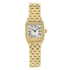 Front Full View Of Cartier W25063X9 Gold 18kt Watch Unworn Condition {Product Condition}