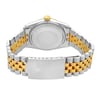 Back View Of Screwback Back Case And Closed Stainless Steel,Gold Band Of Rolex 16013 Watch Pre Owned Condition
