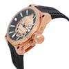 An image of a Wristwatch by BALLAST. This Pre Owned item is designed for Men, featuring a Casual style. It has a Quartz movement and an Analog display with a Rose Gold dial color. The indices include 12-Hour Dial. The band is made of Silicone and the case is made of Stainless Steel. The watch has a Round shape with a case size of 47 mm and a case thickness of 14 mm.
