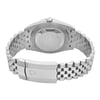 Back View Of Screwback Back Case And Closed Stainless Steel Band Of Rolex 126300 Watch Display Model Condition