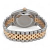 Back View Of Solid Back Case And Open Stainless Steel,Yellow Gold Band Of Rolex 116233 Watch Pre Owned Condition