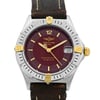 Up Close Front Facing Picture Of Breitling B62021 Stainless Steel Watch Pre Owned Condition
