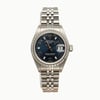 Front Full View Of Rolex 79240 Stainless Steel Watch Pre Owned Condition Good