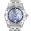 Up Close Front Facing Picture Of Breitling a72345 Stainless Steel Watch Pre Owned Condition