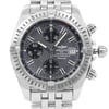 Up Close Front Facing Picture Of Breitling A1335611/F517-372A Stainless Steel Watch Pre Owned Condition