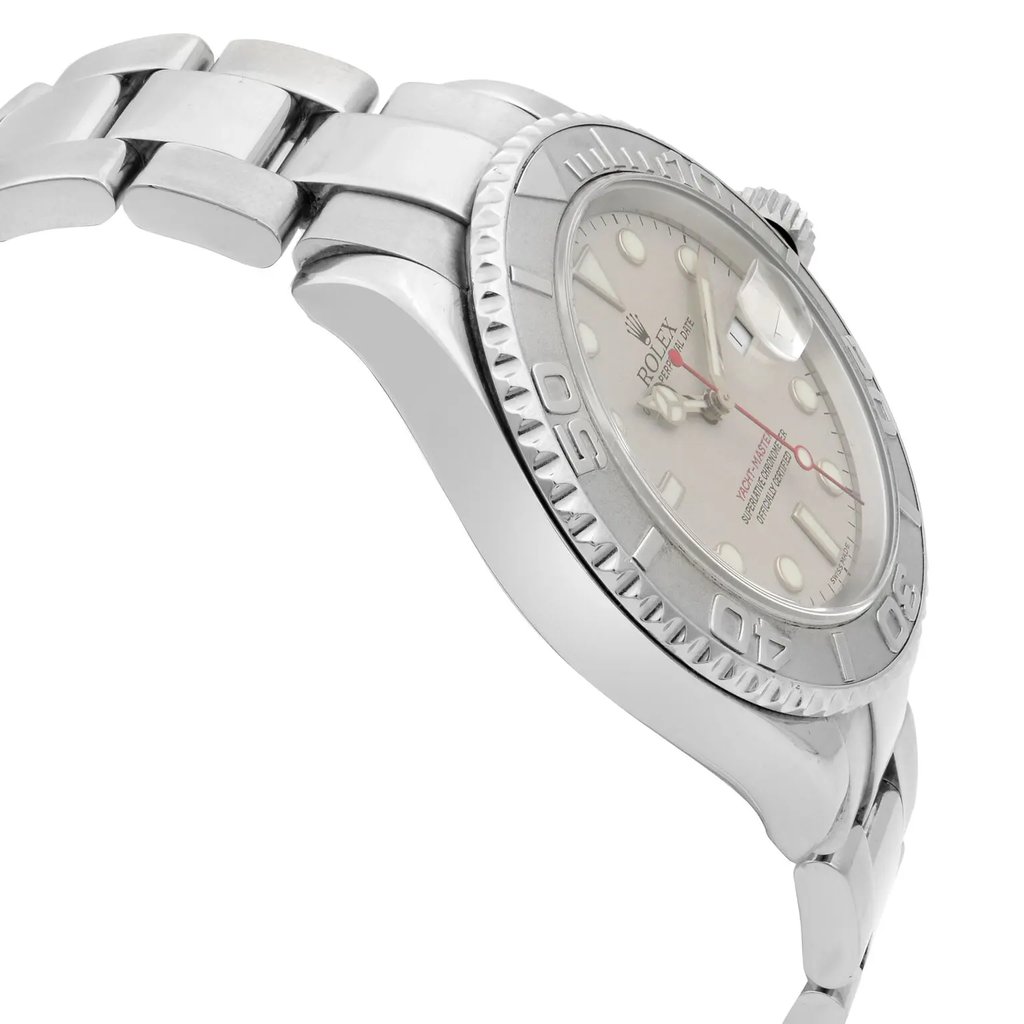 View Of Opposite Crown Facing Side Of Rolex 16622 Stainless Steel Watch Pre Owned Condition