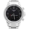 Up Close Front Facing Picture Of Tissot T083.420.11.057.00 Stainless Steel Watch Display Model Condition