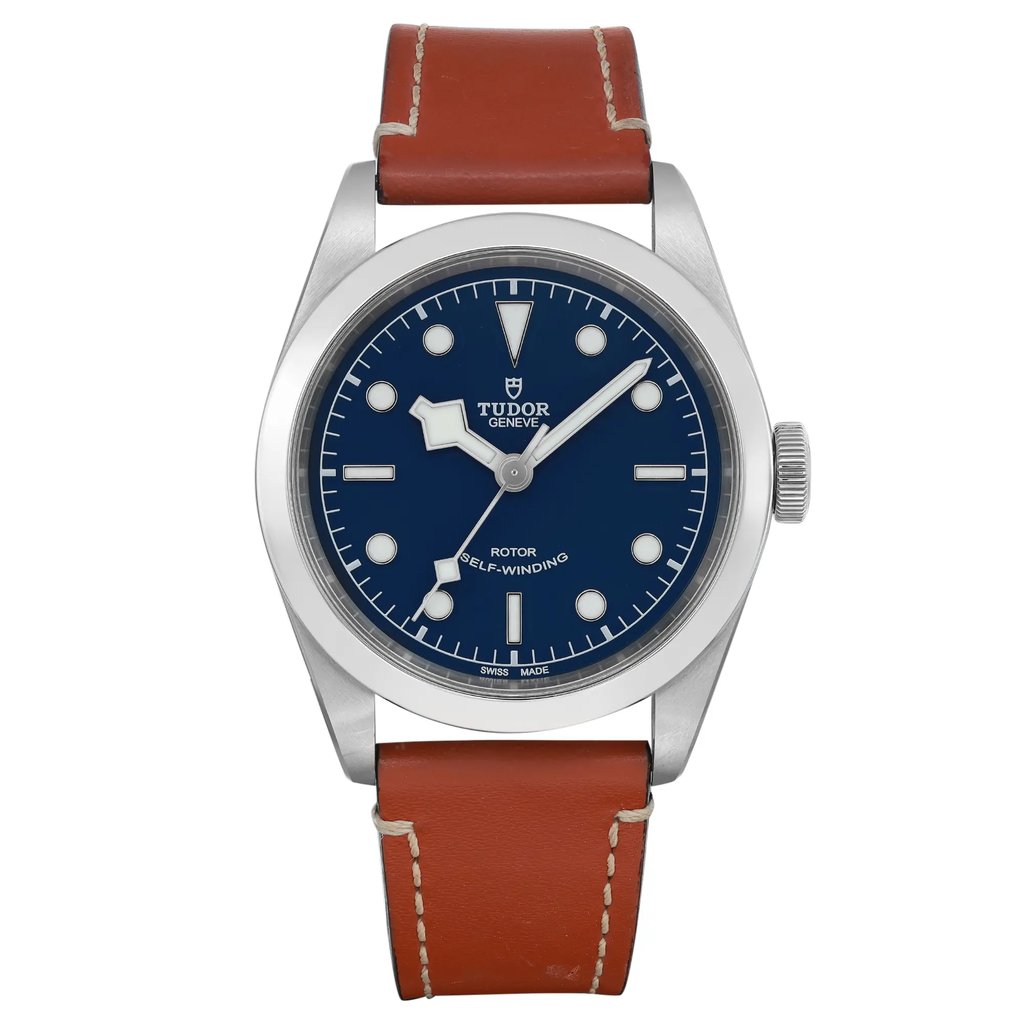 Front Full View Of TUDOR M79540-0005 Stainless Steel Watch Pre Owned Condition Good