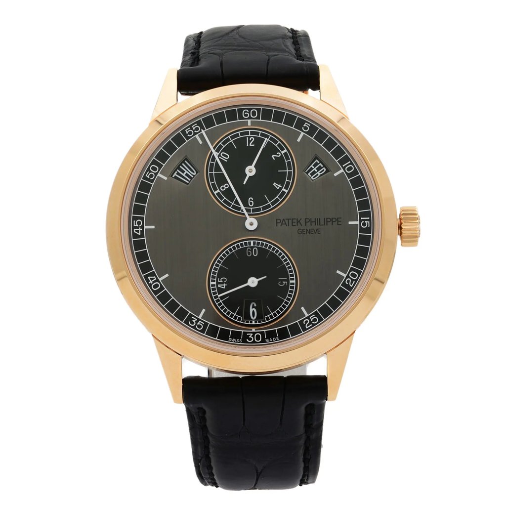 Front Full View Of Patek Philippe 5235/50R-001 Rose Gold Watch Unworn Condition {Product Condition}