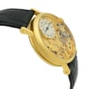 View Of Opposite Crown Facing Side Of Breguet 7027 Gold 18kt Watch Pre Owned Condition