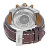 Back View Of {Caseback} Back Case And Closed Leather Band Of Breitling B13356 Watch Pre Owned Condition