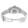 Back View Of {Caseback} Back Case And Open Stainless Steel Band Of Breitling W7433012-BE08-376A Watch Display Model Condition
