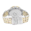Back View Of {Caseback} Back Case And Closed Stainless and Solid Gold Band Of Breitling D13322 Watch Pre Owned Condition