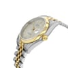View Of Crown Facing Side Of Rolex 116203 SSJ Stainless Steel Watch Display Model Condition
