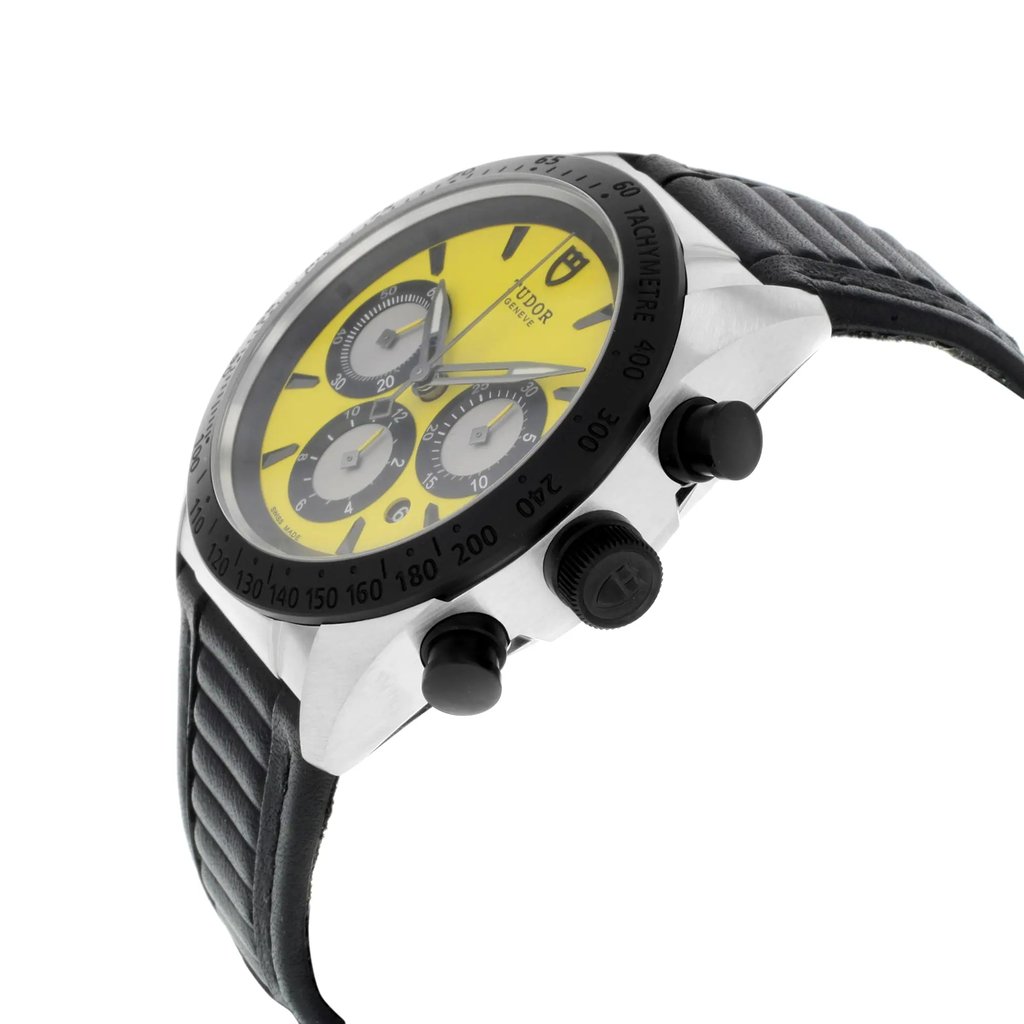 3rd image of TUDOR 42010N-LEATHER-YELLOW Wristwatch, DisplayModel condition