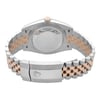 Back View Of {Caseback} Back Case And Closed Stainless and Solid Gold Band Of Rolex 126331 Watch Unworn Condition