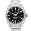 Up Close Front Facing Picture Of OMEGA 231.10.39.21.01.002 Stainless Steel Watch Unworn Condition