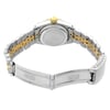 Back View Of Solid Back Case And Open Stainless and Solid Gold Band Of Rolex 69173 Watch Pre Owned Condition