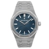 Front Full View Of Audemars Piguet 15500ST.OO.1220ST.01 Stainless Steel Watch Pre Owned Condition Excellent
