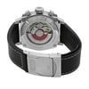 Back View Of Exhibition Back Case And Closed Leather Band Of Oris 01 674 7616 4154-07 5 22 58FC Watch Display Model Condition