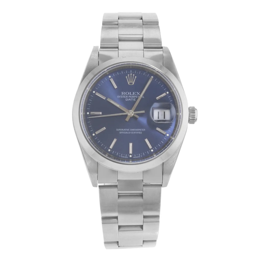 Front Full View Of Rolex 15200 Stainless Steel Watch Pre Owned Condition {Product Condition}