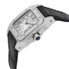 View Of Crown Facing Side Of Cartier 2878 Stainless Steel Watch Pre Owned Condition