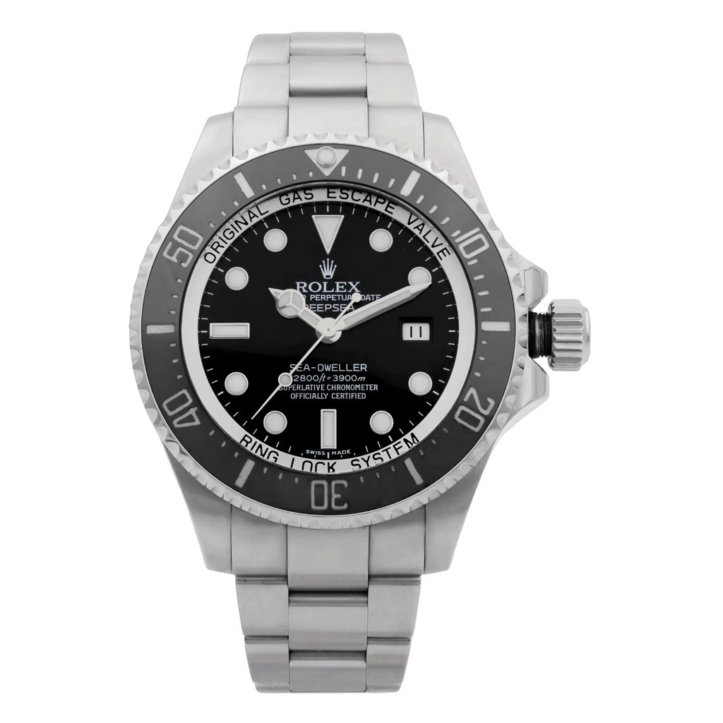 Front Full View Of Rolex 116660 Stainless Steel Watch Pre Owned Condition Good