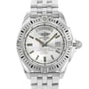 Up Close Front Facing Picture Of Breitling A45320B9/G797-375A Stainless Steel Watch Display Model Condition