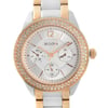 Up Close Front Facing Picture Of Bulova 98N100 Stainless Steel Watch Pre Owned Condition