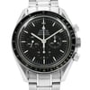 Up Close Front Facing Picture Of OMEGA 3570.50.00 Stainless Steel Watch Pre Owned Condition