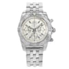 Front Full View Of Breitling AB011012/G684-375A Stainless Steel Watch Display Model Condition {Product Condition}