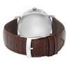 Back View Of Snap Back Case And Closed Leather Band Of Tissot T1094101603300 Watch Display Model Condition