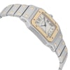 View Of Opposite Crown Facing Side Of Cartier 1566 Stainless Steel Watch Pre Owned Condition