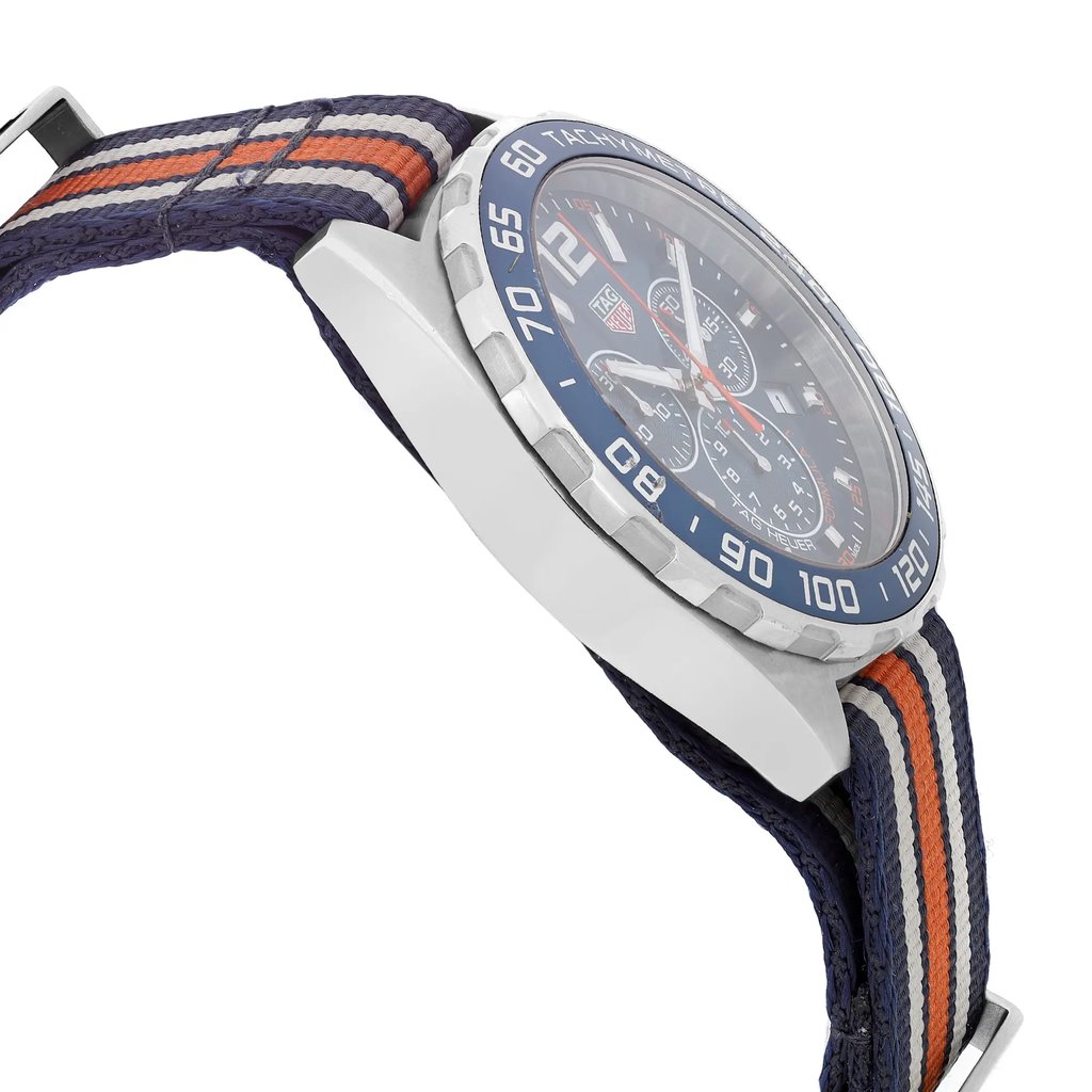View Of Opposite Crown Facing Side Of TAG Heuer CAZ1014.FC8196 Stainless Steel Watch Pre Owned Condition