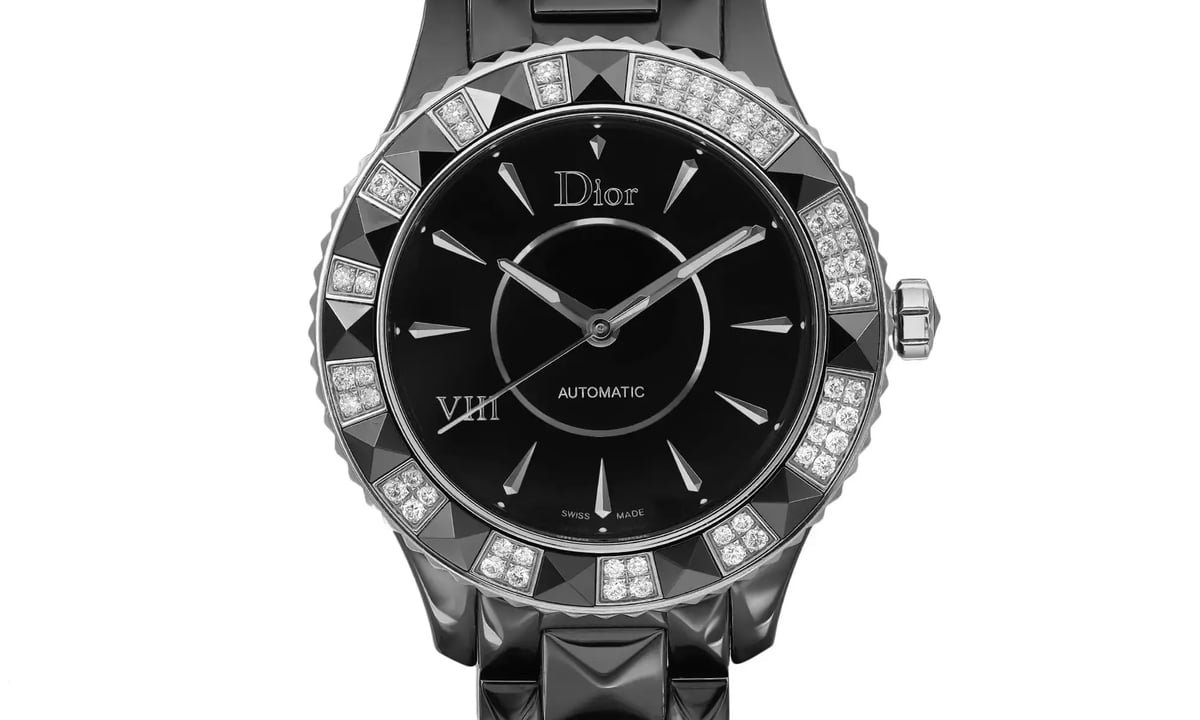 Chronostore - Christian Dior VIII Steel Ceramic Diamonds Black