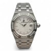 Front Full View Of Audemars Piguet 67601ST Stainless Steel Watch Pre Owned Condition Excellent