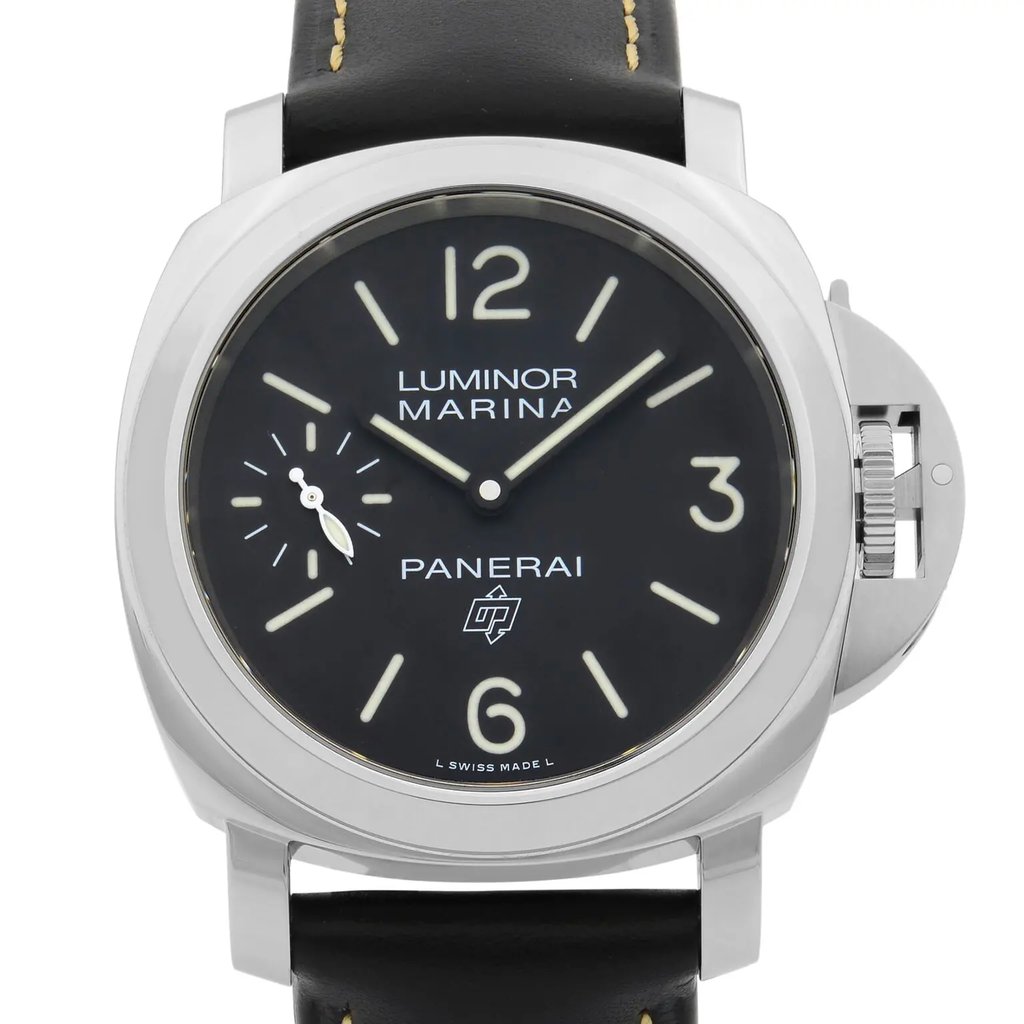 Up Close Front Facing Picture Of Panerai PAM00776 Stainless Steel Watch Unworn Condition