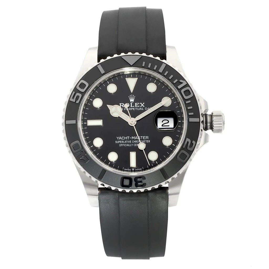 Front Full View Of Rolex 226659 White Gold Watch Display Model Condition Excellent