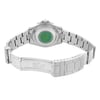 Back View Of {Caseback} Back Case And Open Stainless Steel Band Of Rolex 14060 Watch Pre Owned Condition