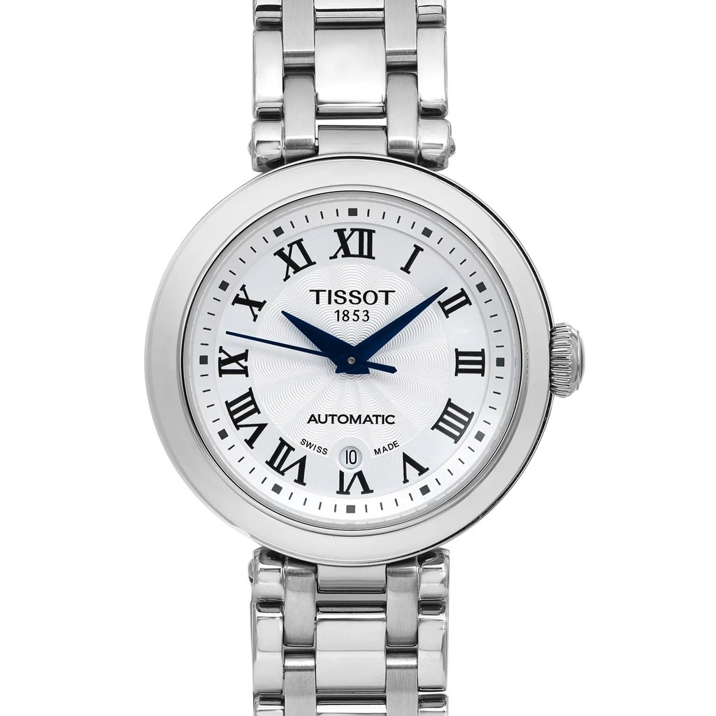 Up Close Front Facing Picture Of Tissot T126.207.11.013.00 Stainless Steel Watch Unworn Condition
