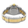 Back View Of Solid Back Case And Closed Gold Plated,Stainless Steel,Gold Band Of Rolex 16613 Watch Pre Owned Condition